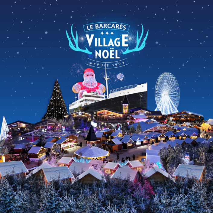 Marché des Créateurs Village de Noël Le Barcarès